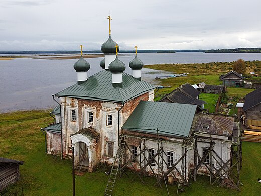 63. Церковь Успения, Вершинино (Кенозерский регион), Плесецкий район Автор — Александр Антонов гугл-картовский