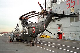 SH-3D/H Sea King on Italian aircraft carrier Giuseppe Garibaldi