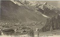 Chamonix, ett gammalt vykort