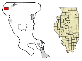 Localisation de East Cape Girardeau