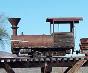 1890 Porter 0-4-0 once used in the gold mines of Goldfield.