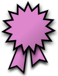 Den lila rosetten utdelas till alla deltagare som får 25 000 poäng eller mer.