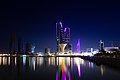 Bahrain Financial Harbour at night