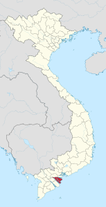 Provincia di Ben Tre – Localizzazione