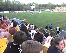 MUSC Health Stadium, home of the Charleston Battery from 1998 to 2019 Blackbaud Stadium 2.jpg