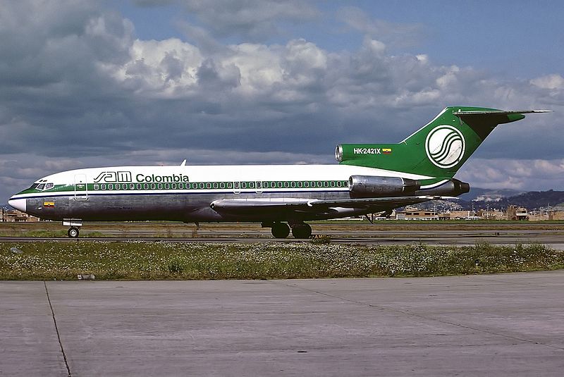 Archivo:Boeing 727-46, SAM Colombia AN1995310.jpg