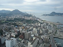 Central Shimonoseki and Kanmon Strait.JPG