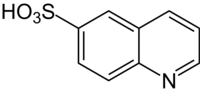 Strukturformel von Chinolin-6-sulfonsäure