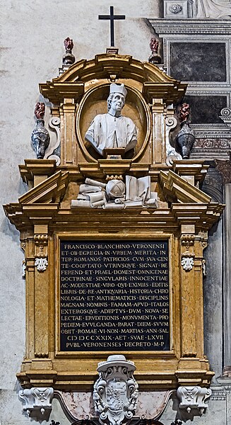 Fichier:Duomo (Verona) - Interior - Nave left part - Monument to Francisco Bianchini.jpg