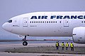 Eine Linienmaschine der Air France mit dem Firmenlogo bis 2008.