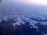 Luftaufnahme im Făgăraș-Gebirge