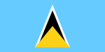 Flagge Saint Lucias