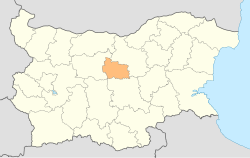 Location of Gabrovo Province in Bulgaria