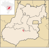 Lage von Cezarina (Goiás)