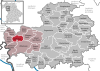 Lage der Gemeinde Gollhofen im Landkreis Neustadt an der Aisch-Bad Windsheim