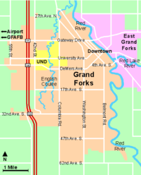 REA is located in Grand Forks, North Dakota