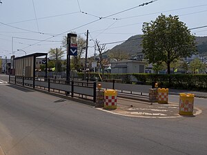 函館船塢前停留場（攝於2009年5月）
