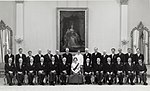 Her Majesty Queen Elizabeth II and her Canadian Ministers at Rideau Hall 1 July 1967.jpg