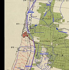 Серия исторических карт района Ахзив (1940-е гг. С современным наложением) .jpg