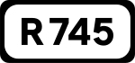 R745 road shield}}