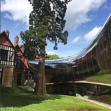 The Investcorp Building was one of Zaha Hadid's last completed projects before her death in 2016. Investcorp Building.jpg