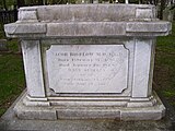 Cemetery designer, Dr. Jacob Bigelow's grave