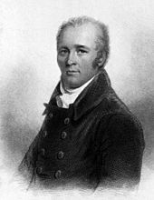 James Currie, who, according to Captain R. T. Claridge, discovered "...the merit of settling the use of cold water...[and who established] the scientific base of Hydropathy" James Currie b1756.jpg