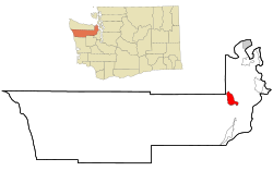 Location of Quilcene, Washington
