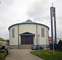 An der Südostecke: die neue Johanneskirche