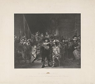 Adolphe Mouilleron, La Ronde de Nuit, 1854, lithographie, 39,8 × 48,3 cm.
