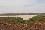 Stausee der Téguéléguéle-Talsperre