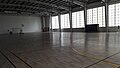 Indoor multi sport court served for handball, basketball, badminton and table-tennis