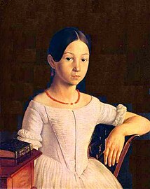 Ritratto di Lidija Miljukova, 1840 circa, Hermitage