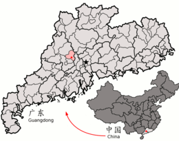 Sihui – Mappa