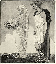 Loki and Idun - John Bauer