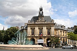 City hall of Paris 20e arrondissement.