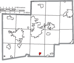 Location of East Sparta in Stark County