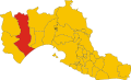 Collocatio finium municipii in Provincia Tarentina.