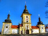 Chiesa di Maria Loreto a Starý Hrozňatov nel distretto di Cheb