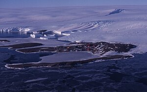 Küstenabschnitt bei der Mawson-Station