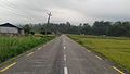 Part of Mechi Highway that passes through the village of Budhabare