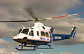 Americký vrtulník Bell 412 s klasickým ocasním rotorem