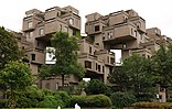 Im Rahmen der Expo 67 erbaut: das Habitat 67, ein Wohnhauskomplex in Montreal