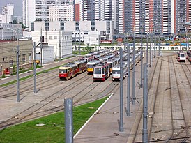 Краснопресненское трамвайное депо в 2006 году