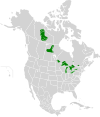 Aire de répartition du Chabot de profondeur