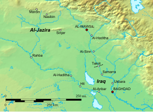 Norda Irako kaj orienta Jazira en 946.
svg