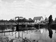 Former swing bridge