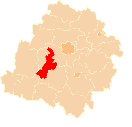 Powiat Powiat łaski v Lodžskom vojvodstve (klikacia mapa)