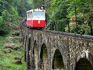 Funicular Railway of Penang Hill, from Viaduct...