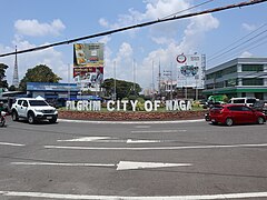 Pilgrim City of Naga rotonda, National Road-Panganiban Drive